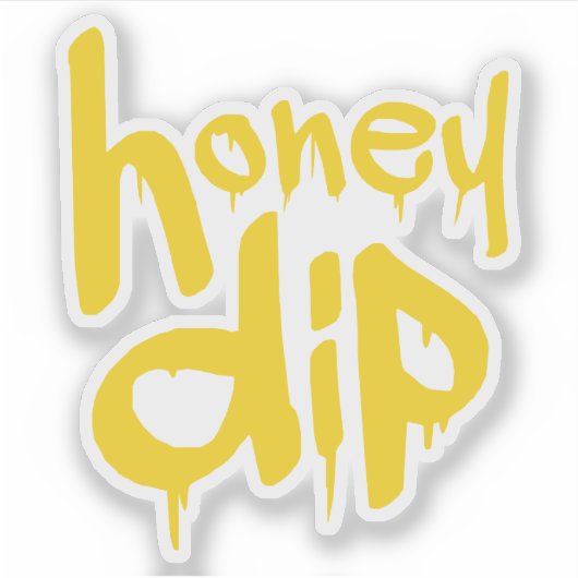 honingdip sticker (Voorkant)
