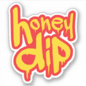honingdip sticker (Voorkant)