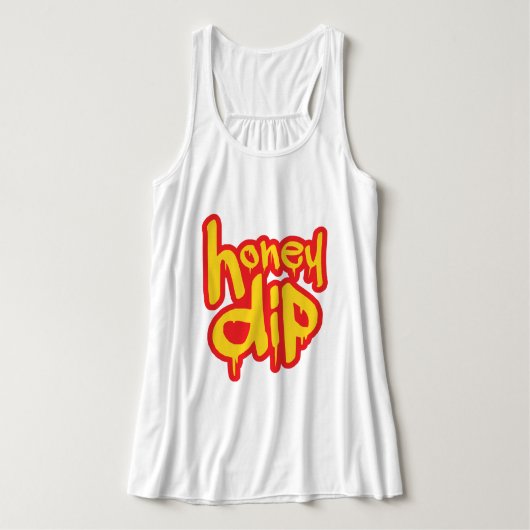 honingdip tanktop (Design voorkant)