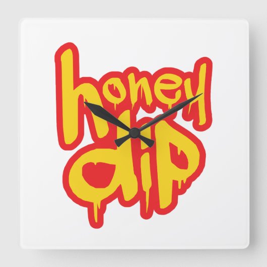 honingdip vierkante klok (Voorkant)