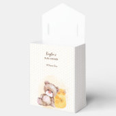 Honingdradenbeer wacht vroeg op baby shower bedankdoosjes (Geopend)