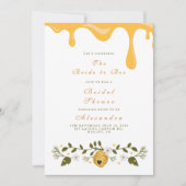 Honingdruppelbloem bij vrijgezellenfeest kaart (Voorkant)