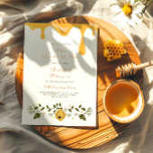 Honingdruppelbloem bij vrijgezellenfeest kaart