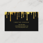 honingdruppels voor bijen visitekaartje (Achterkant)