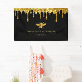 honingdruppels voor goudglitter spandoek (Insitu)