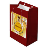 honingetiket medium cadeauzakje (Achterkant Gekanteld)