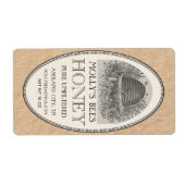  honingetiket op Kraft Etiket (Voorkant)