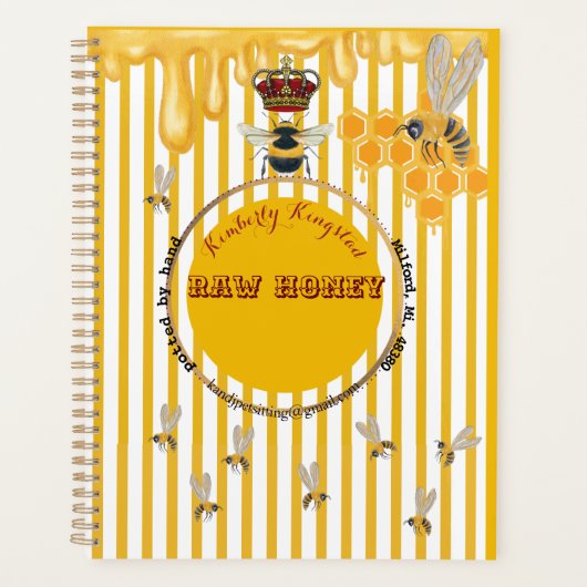 honingetiket planner (Voorkant)