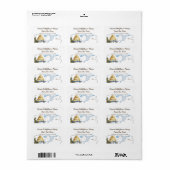 honingetiketten op bijenkorven etiket (Full Sheet)