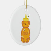 Honingfles Keramisch Ornament (Rechts)