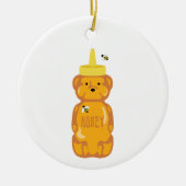 Honingfles Keramisch Ornament (Voorkant)