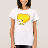 Honinghart, bijen en bloemen t-shirt (Voorkant)