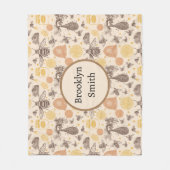 honinghommel fleece deken (Voorkant)