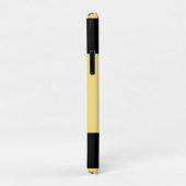 Honinghommel op zwarte en gouden beige Case-Mate iPhone case (Achterkant/rechts)