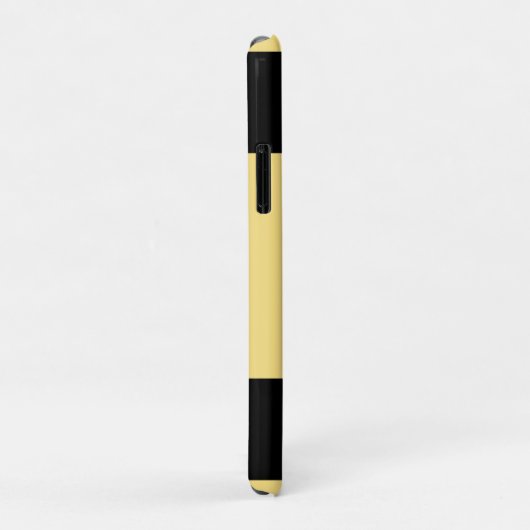 Honinghommel op zwarte en gouden beige Case-Mate iPhone case (Achterkant/rechts)