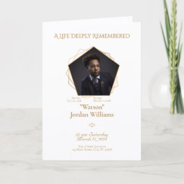 Honingkleurige tekst Witte achtergrond Vouwprogram