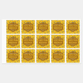 Honingkruik Bijen Pure Bijenwas Bijenstal Boerderi Labels (Vel)