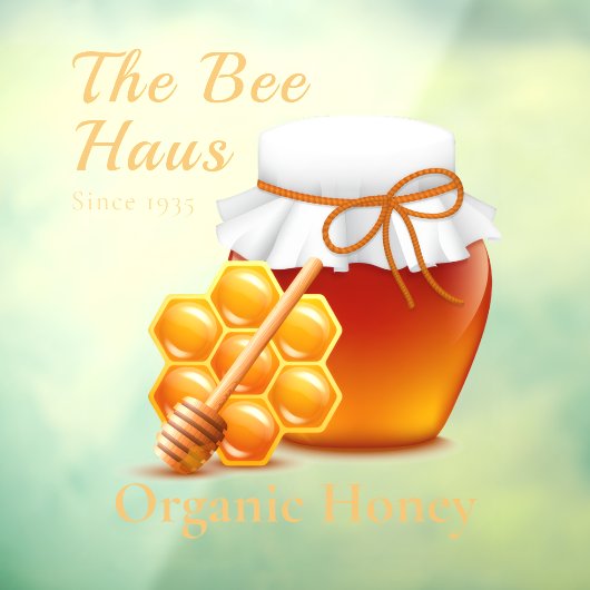 Honingkruik  raamsticker (Vel 3)