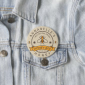 Honinglabel personaliseren ronde button 7,6 cm (In situ)