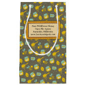 Honinglepelpatroon gelabeld klein cadeauzakje (Voorkant)