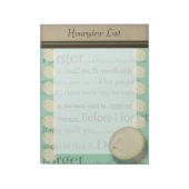 Honinglijst Notitieblok (Linkerzijde)