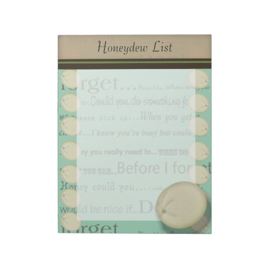 Honinglijst Notitieblok (Linkerzijde)