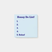 Honinglijst plaknotities post-it® notes (Voorkant)