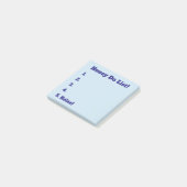 Honinglijst plaknotities post-it® notes (Schuin)