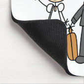 Honingmaantijd voor de bruid- en bruinmakreel muismat (Hoek)