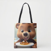 Honingminnend beer tote bag (Voorkant)