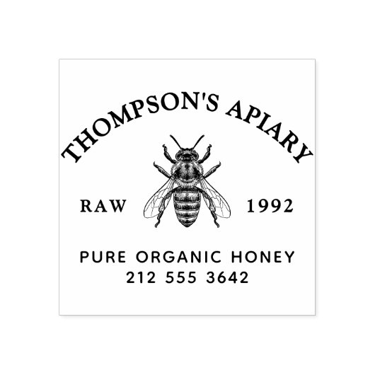 Honingnaam van de familie rubberstempel (Afrduk)