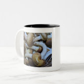 Honingpaddenstoelen, Apiata, Armillaria, opyenok Tweekleurige Koffiemok (Voorkant links)