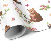 Honingpatroon Beren | Papier voor het oppakken van (Rol Hoek)