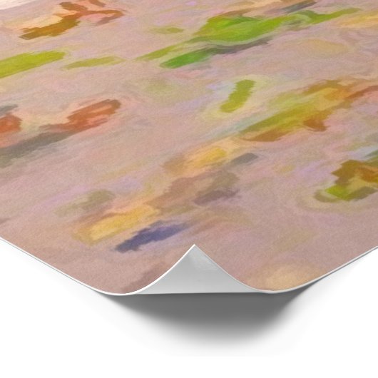 Honingpekingese in de Floral Poster (Hoek)