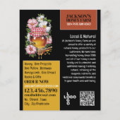 Honingpot - Beeyard, Honing Boerderij Adverteren Flyer (Voorkant)