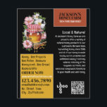 Honingpot - Beeyard, Honing Boerderij Adverteren Flyer<br><div class="desc">Honey Jar - Beeyard,  Honey Boerderij Adverteren flyers bij de Visitekaartje Store.</div>