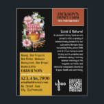 Honingpot - Beeyard, Honing Boerderij Adverteren Flyer<br><div class="desc">Honey Jar - Beeyard,  Honey Boerderij Adverteren flyers bij de Visitekaartje Store.</div>