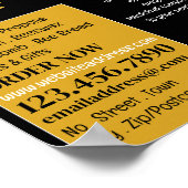 Honingpot - Beeyard, Honing Boerderij Adverteren Poster (Hoek)