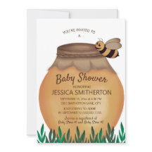 Honingpot en honingbij Meisje Jongen Baby Shower