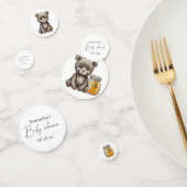 Honingpot en teddybeer baby shower confetti (Groep)