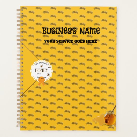Honingpot Honingbij Imker Bijenstal Planner (Voorkant)