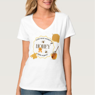 Honingpot Honingbij Imker Bijenstal T-shirt