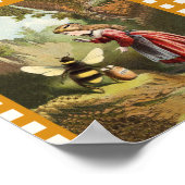  honingpot voor kleine bijen poster (Hoek)