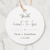 Honingpotje gunst / Zaadpakket Bedankjes Labels (Achterkant)