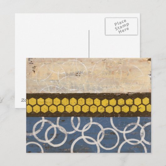 Honingraat Abstracte I Briefkaart (Voorkant / Achterkant)