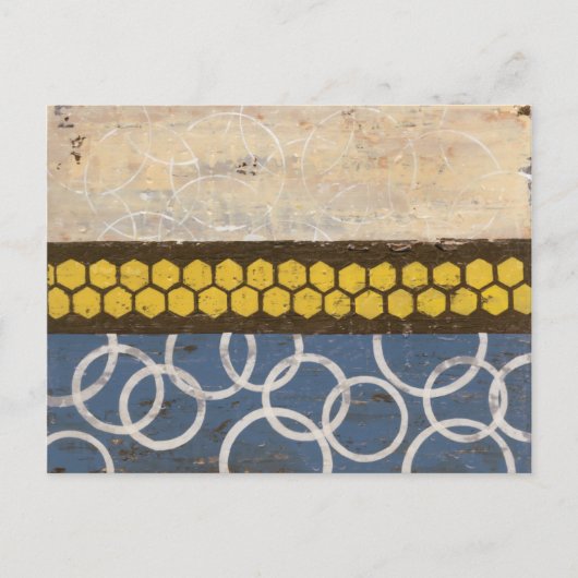 Honingraat Abstracte I Briefkaart (Voorkant)