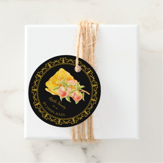  Honingraat Apple Infused Honey Hang Label (In situ)