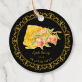  Honingraat Apple Infused Honey Hang Label (Voorkant)