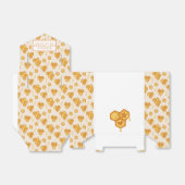 Honingraat Baby shower van honingbijen Bedankdoosjes (Uitgevouwen)