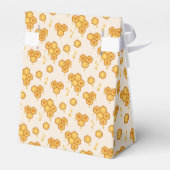 Honingraat Baby shower van honingbijen Bedankdoosjes (Achterkant)
